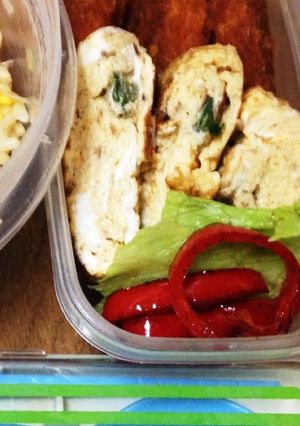 簡単弁当赤ピーマンの醤油炒め-レシピのメイン写真