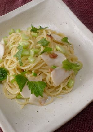 かぶの梅味噌スパゲティ-レシピのメイン写真
