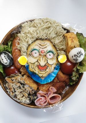 キャラ弁当 千と千尋、湯婆婆おーのーれー-レシピのメイン写真