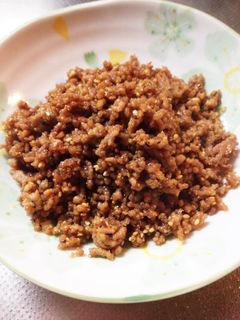 ササッとできる! 肉そぼろ-レシピのメイン写真