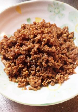 ササッとできる！ 肉そぼろ-レシピのメイン写真