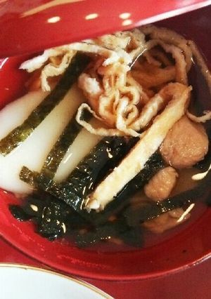 お祝いに☆トック(お餅)入りのお吸い物☆-レシピのメイン写真