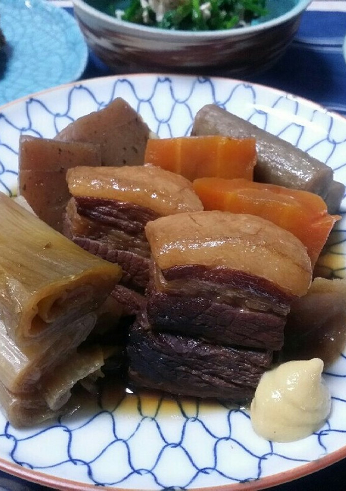 我が家の味♡̷野菜が主役の豚の角煮-レシピのメイン写真