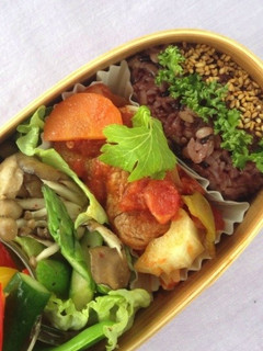 豚ひれ肉と季節野菜のヘルシートマト煮込み-レシピのメイン写真