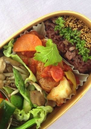 豚ひれ肉と季節野菜のヘルシートマト煮込み-レシピのメイン写真