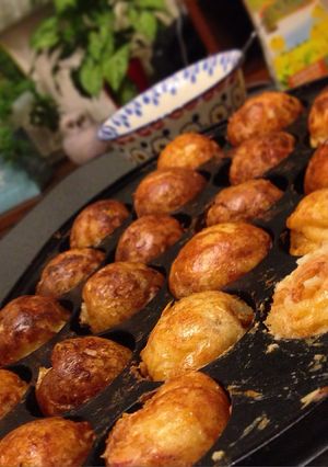 コストコパンケーキミックスで たこ焼き-レシピのメイン写真