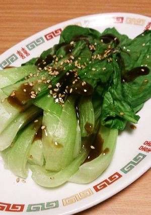 チンゲン菜のオイスターソースがけ-レシピのメイン写真