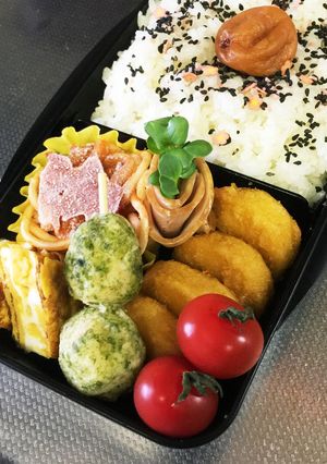 男子高校生お弁当メニュー⑨-レシピのメイン写真