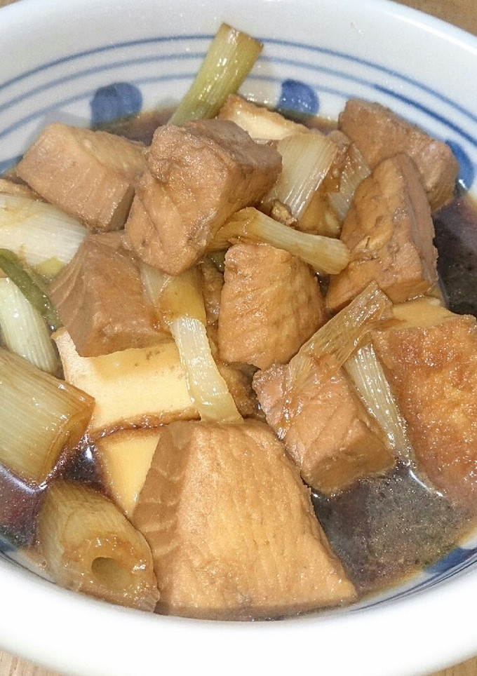 赤まんぼうのねぎま風煮付け♪-レシピのメイン写真