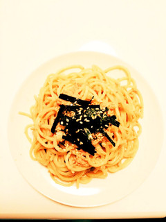 たった10分で!鮭フレークパスタ-レシピのメイン写真