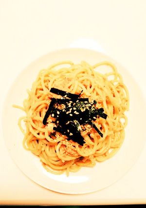 たった10分で！鮭フレークパスタ-レシピのメイン写真