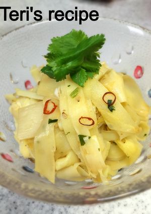 たけのこ姫皮で★東南アジア風味のメンマ-レシピのメイン写真