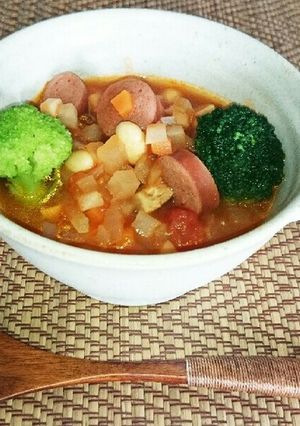 簡単！血圧下げるトマトのスープ-レシピのメイン写真