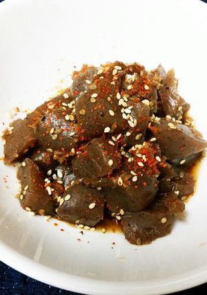 家にあるものでｼﾘｰｽﾞ☆蒟蒻の甘辛煮-レシピのメイン写真