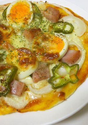 手間要らず！カリサクッピザ生地♡-レシピのメイン写真