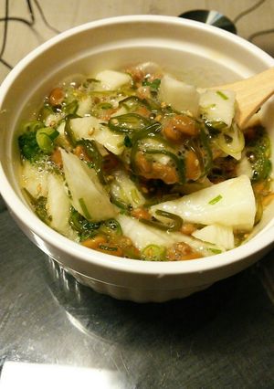 覇王流・長芋とメカブ納豆和え-レシピのメイン写真