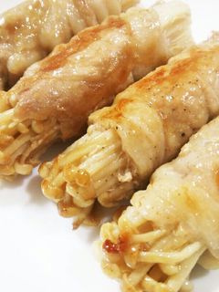 エノキの豚肉巻き❤-レシピのメイン写真