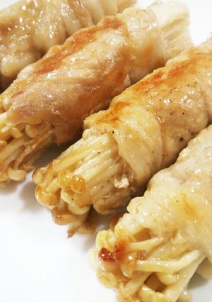 エノキの豚肉巻き❤-レシピのメイン写真