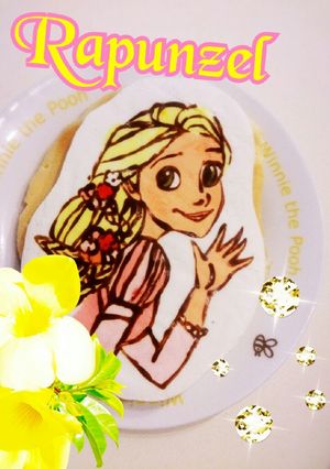 キャラ生デコプレート♡ラプンツェル-レシピのメイン写真