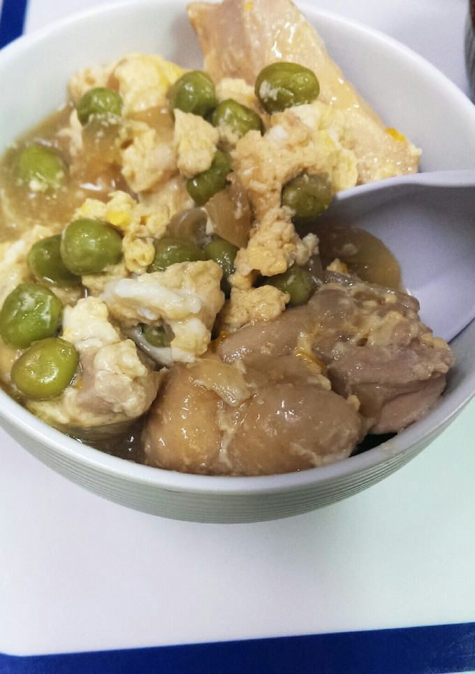 ほくほく食感の鷄むね肉と玉ねぎの卵とじ◆-レシピのメイン写真