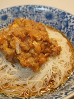 あっさりミートソース添え・そうめん-レシピのメイン写真