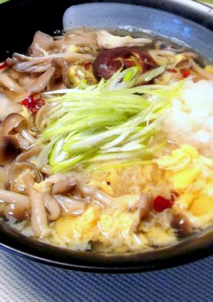 たっぷりきのこの卵とじ★おろしうどん-レシピのメイン写真
