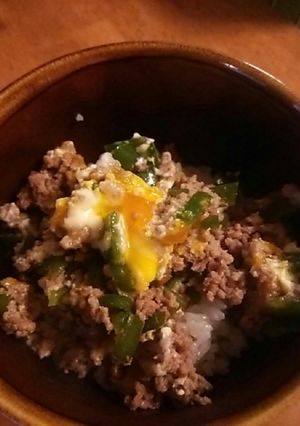 ピーマンが好きになる！魔法の卵とじ丼-レシピのメイン写真