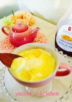 レンジで簡単！マグカップリン&カラメル付-レシピのメイン写真