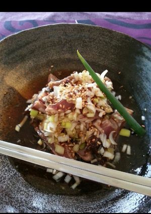 鰹たたき葱たれ-レシピのメイン写真