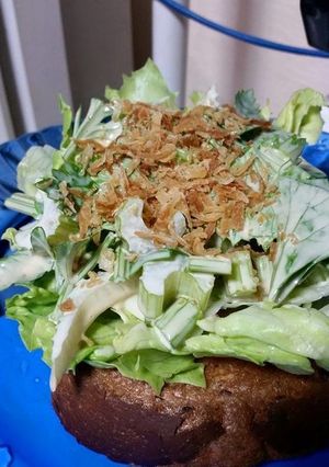 生セロリチーズキーモーサラダトースト！-レシピのメイン写真