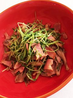 豆苗と舞茸のレモン炒め♡-レシピのメイン写真