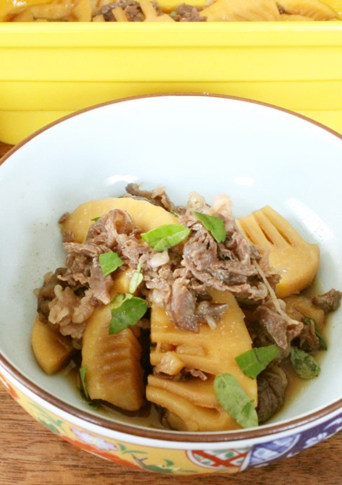 レンジで簡単★筍と牛肉の旨煮-レシピのメイン写真