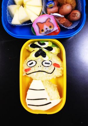 妖怪ウォッチ☆ツチノコ☆キャラ弁-レシピのメイン写真
