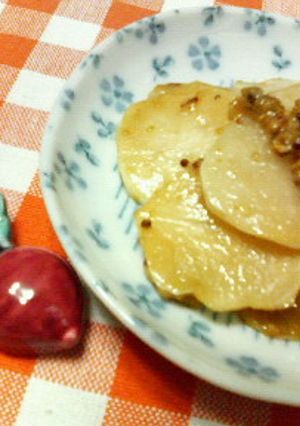 普通に飽きたら♪カブの☆粒マスタード炒め-レシピのメイン写真