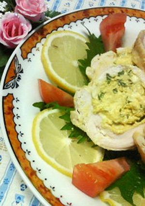 鶏むね肉の☆おからっチーズロール♪♪-レシピのメイン写真