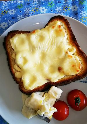簡単！子どもランチ♪チーちくトースト♪-レシピのメイン写真