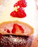 苺大好き！！苺づくしのロールケーキ♡