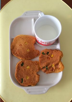 離乳食後期♫栄養いっパンケーキ☆-レシピのメイン写真