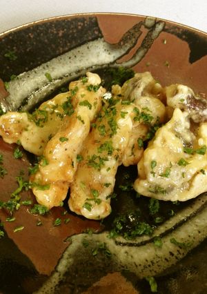 キビレと椎茸のフリッター-レシピのメイン写真