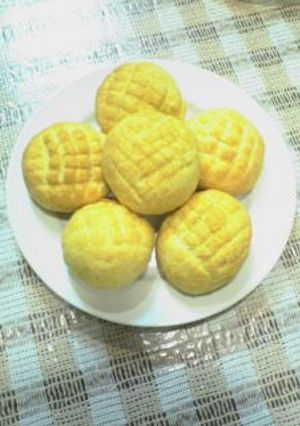 ホットケーキミックスでメロンパン♪-レシピのメイン写真
