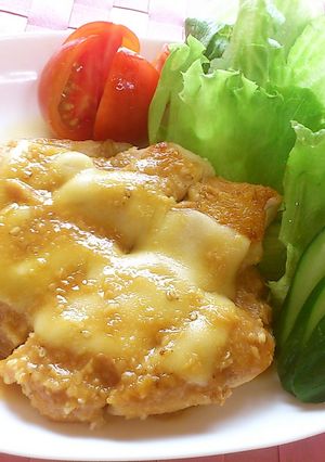 鶏肉の胡麻味噌チーズソテー-レシピのメイン写真