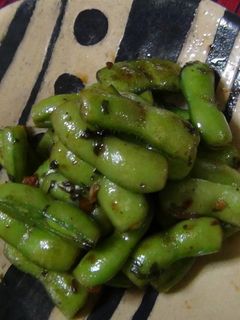 枝豆の香味醤油炒め(ニンニク風味)-レシピのメイン写真