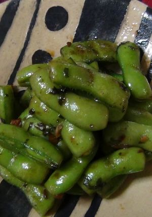 枝豆の香味醤油炒め（ニンニク風味）-レシピのメイン写真