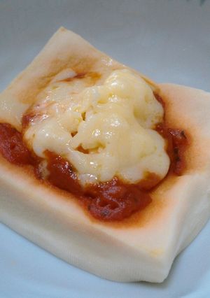 3分でおやつ☆高野豆腐の簡単ピザ-レシピのメイン写真