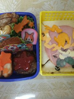 妖怪ウォッチ☆ヒカリオロチ☆キャラ弁-レシピのメイン写真