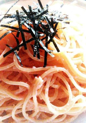 ボウルひとつで☆簡単☆たらこパスタ-レシピのメイン写真