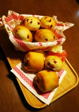 HB☆ヨーグルト・クランベリーロールパン-レシピのメイン写真