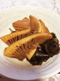 圧力鍋でしっかり味の筍とわかめの煮物-レシピのメイン写真