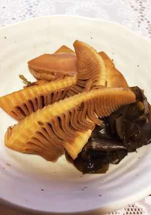 圧力鍋でしっかり味の筍とわかめの煮物-レシピのメイン写真