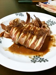 いか焼き**わたソース-レシピのメイン写真